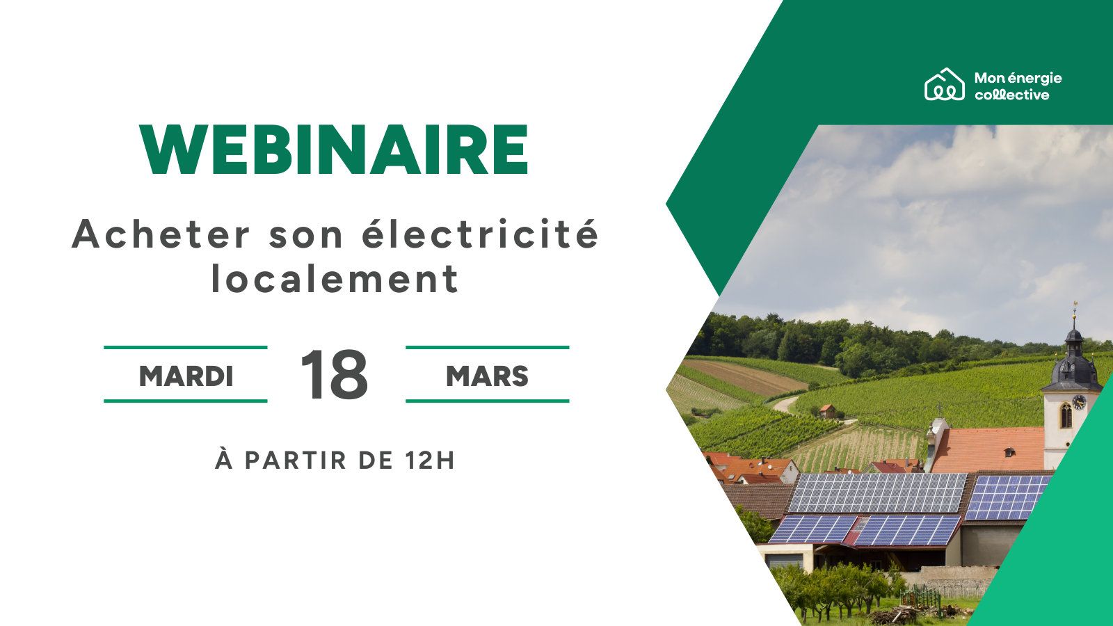 Webinaire: Acheter son électricité localement